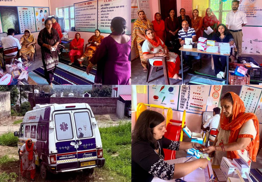 MP Mobile Health Service Camp Held in Sansowal 65 Patients Examined